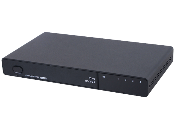 Cypress Splitter 1:4 HDMI UHD 4K60 10Gbps EDID HDCP 2.2 
